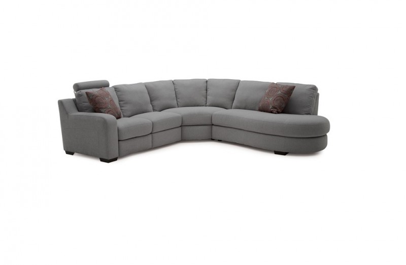 Embrace Fabric Recliner Sectional Sofa, Palliser Leather Sectionals