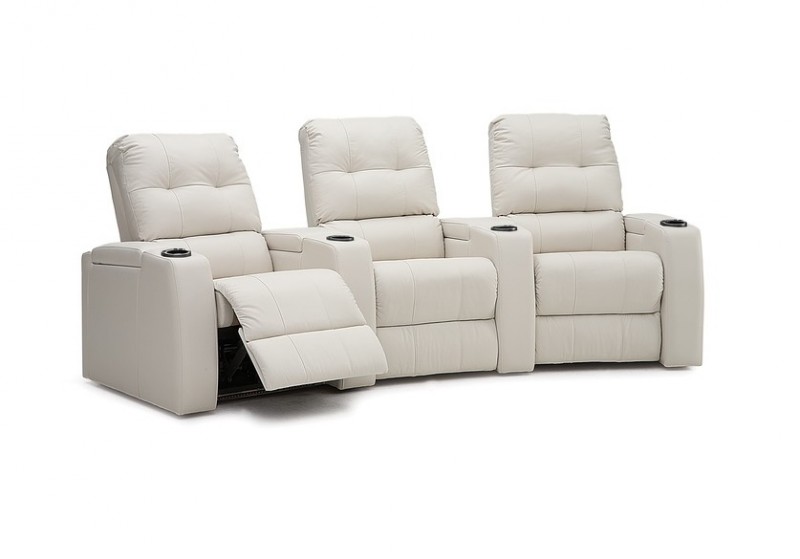 Palliser home theatre seating leather fabric power recliner Reside