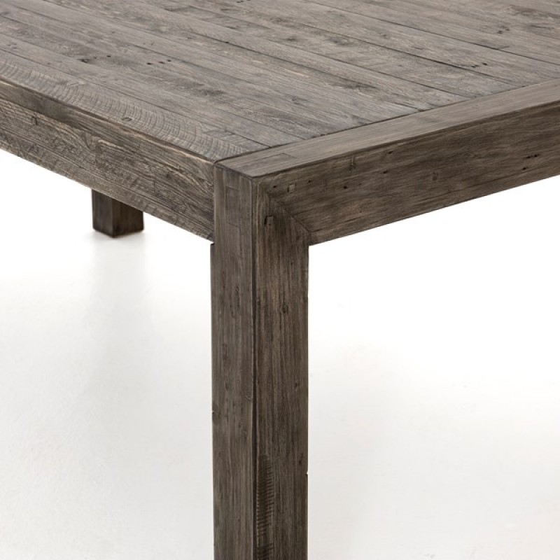 Post and Rail Solid Wood Dining Table Reside Furnishings