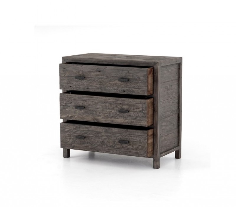 Caminito 3 drawer night stand reclaimed wood four hands | Reside