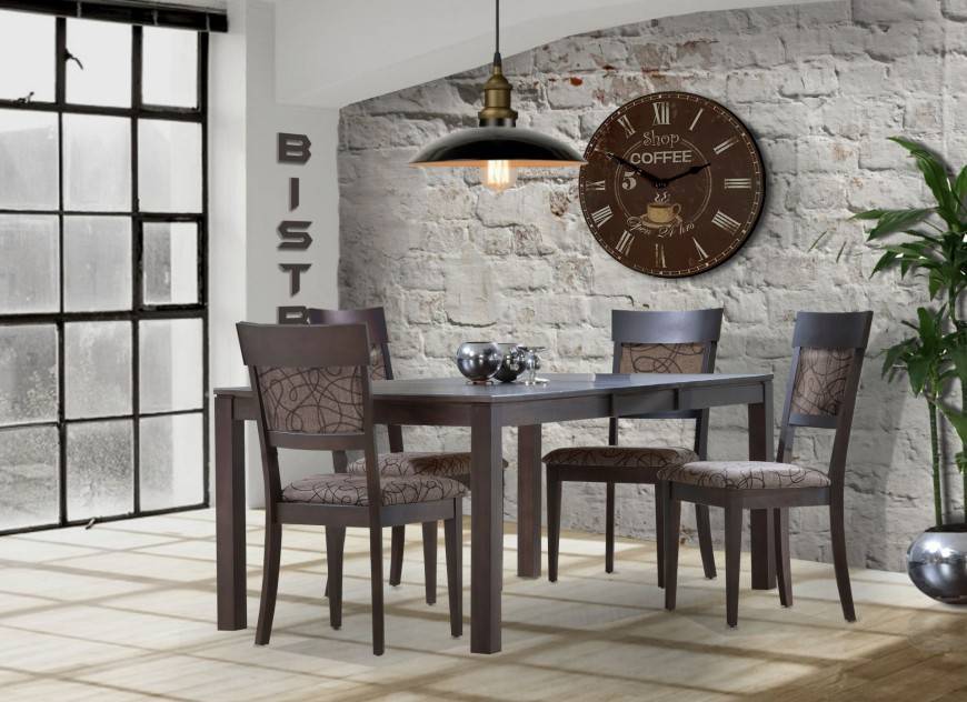 Contemporary Dining Table Solid Wood Made In Canada Reside Furniture
