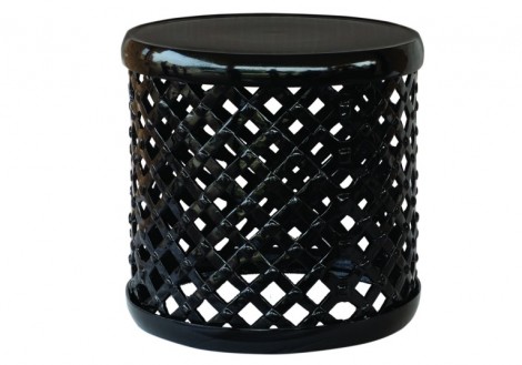 Marlow Drum Stool - Four Hands