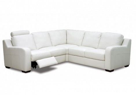 Embrace Leather Recliner Sectional Sofa
