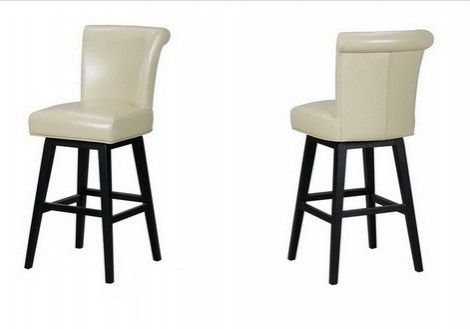Crystal Swivel Counter Stool Bonded Leather