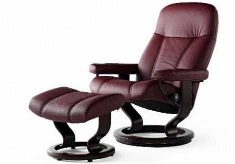 Consul Medium Leather Recliner