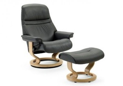 Sunrise Small Leather Recliner