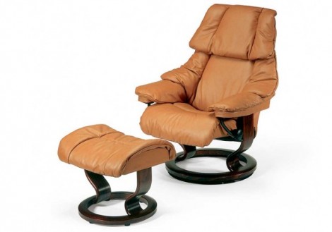 Reno Small Leather Recliner