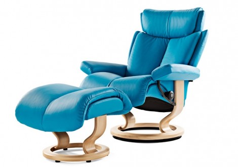 Magic Medium Leather Recliner - Ekornes Stressless