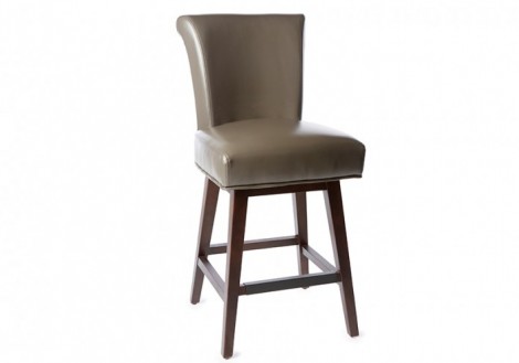 Crystal Swivel Counter Stool Bonded Leather