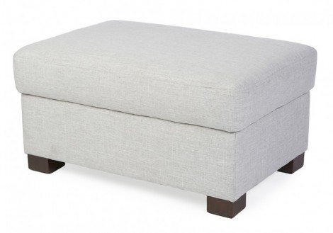 Kori Ottoman Grey Fabric