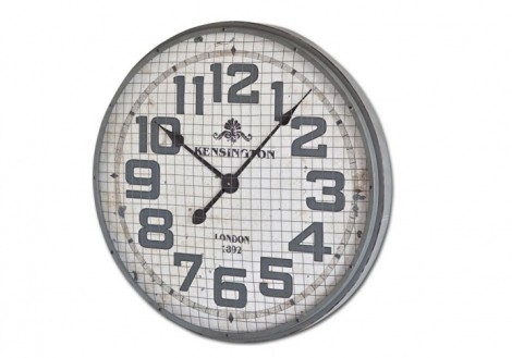 Clematisina Metal Clock