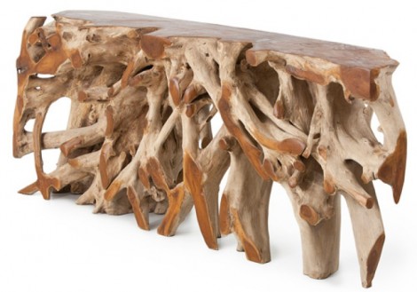Pacific Console Wood Table