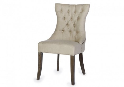 Janet Linen Fabric Dining Chair