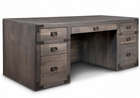 Saratoga Desk Solid Maple - Handstone