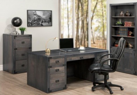 Saratoga Desk Solid Maple - Handstone