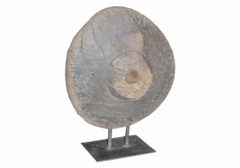 Wood Wheel on Stand