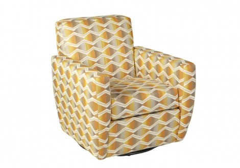 Vancouver Swivel Fabric Chair Jonathan Louis