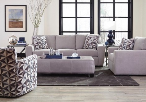 Jonathan Louis Rhodes Fabric Sofa