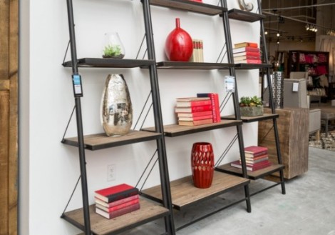 Lennox Leaning Bookcase Large