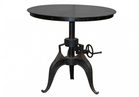 Eisen 30" Metal Crank Table