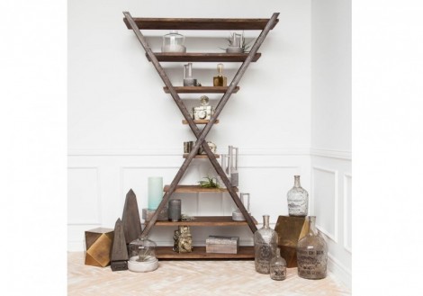 Exeo Solid Mango Wood Bookcase
