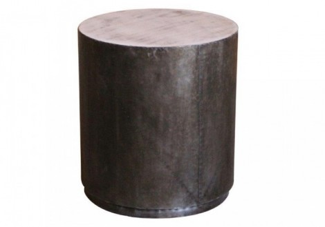 Metro Design side End table metal wood