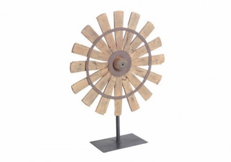 Reclaimed wood Citadel Spinning Wheel