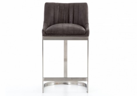 Rory Counter Stool- Black & Chrome