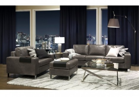 PALLISER Inspirations Leather Loveseat