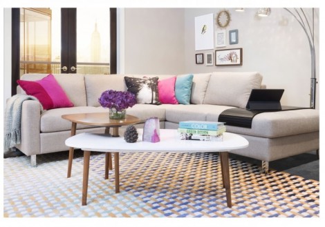 Palliser Inspirations Fabric Sectional Chaise