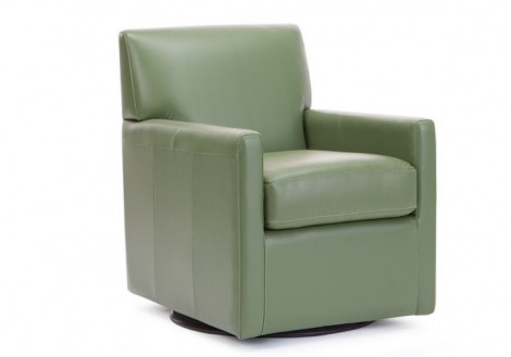 Pia Leather Swivel Chair - Palliser