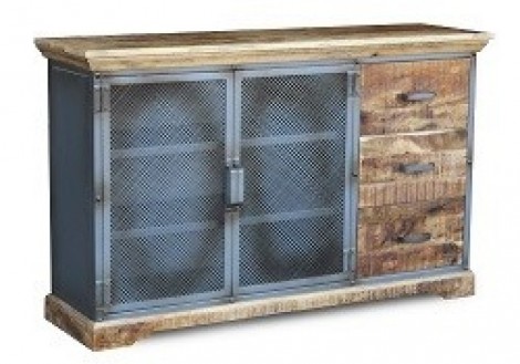 Industrie 3 Drawer Sideboard