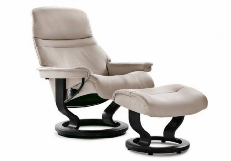 Sunrise Medium Leather Recliner