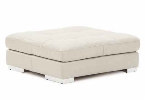 Kelowna Leather Ottoman