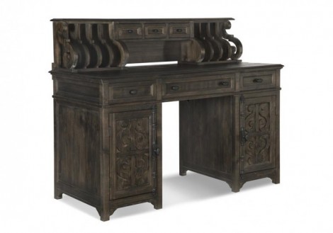 Bellamy Counter Desk w/ Hutch & Chair