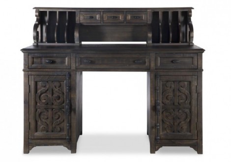 Bellamy Counter Desk w/ Hutch & Chair