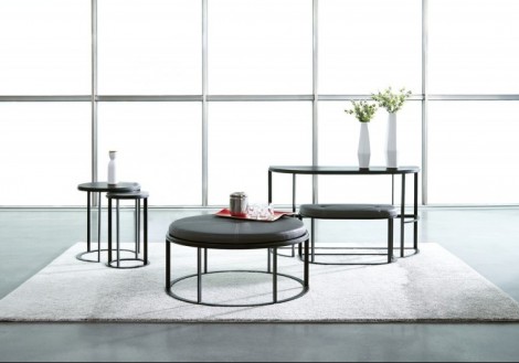 Corydon Nesting Round End Table