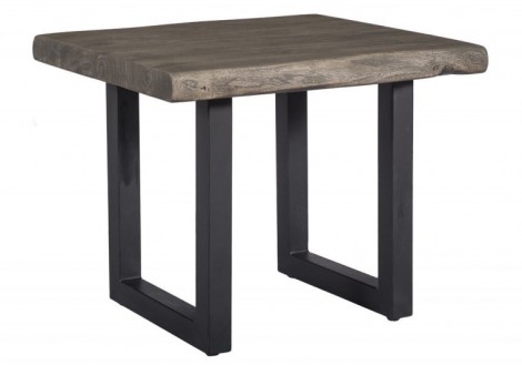 Tundra Solid Wood Live edge End Table