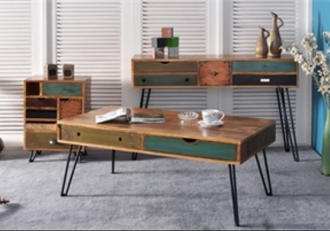 Brisbane Coffee Table Metal Leg