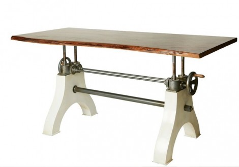 Industrial Live Edge Table - Functional