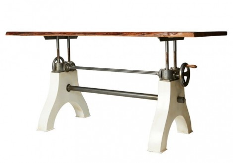 Industrial Live Edge Table - Functional