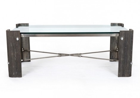 Four Hands Frankie Coffee table w/ glass