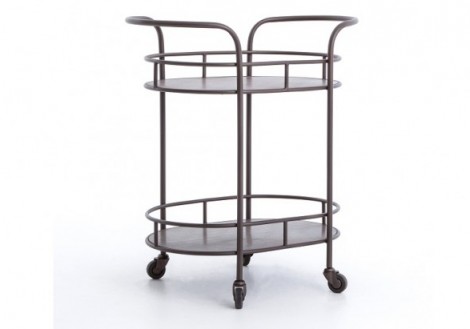 Teague Oval Bar Cart Four Hands