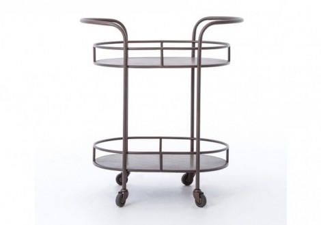 Teague Oval Bar Cart Four Hands