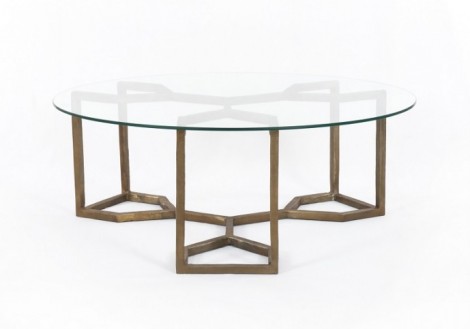 Naomi Glass Coffee Table Four Hands