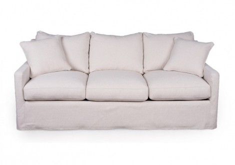 Connor Slip Cover Linen Sofa