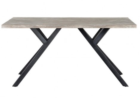 Ryker Desk Solid Wood & metal base
