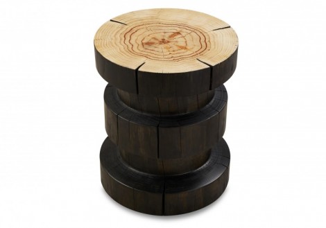 Inez Solid Wood End Table by Four Hands