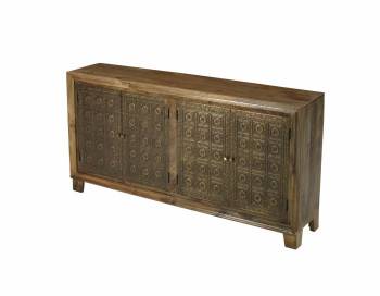 Brass 4 Dr Sideboard