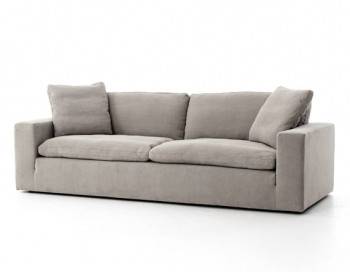 Plume fabric sofa